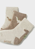 Dino Patterned Sock Set