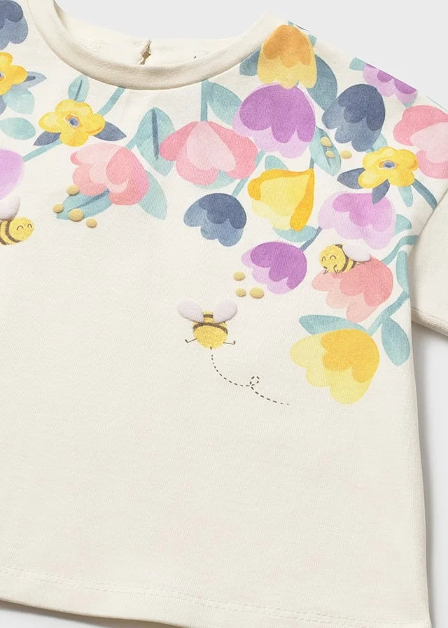 Flower Beige Shirt