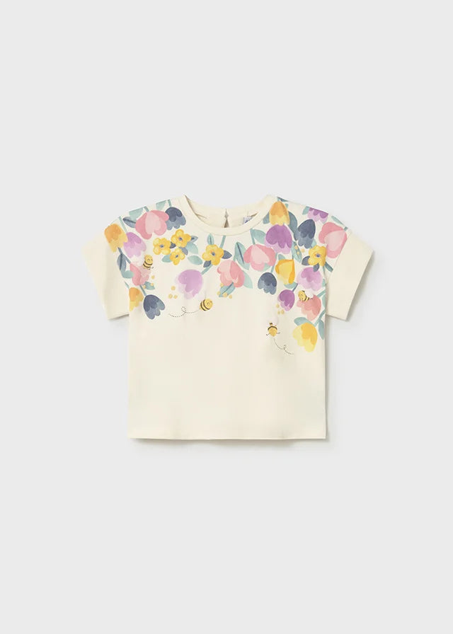 Flower Beige Shirt