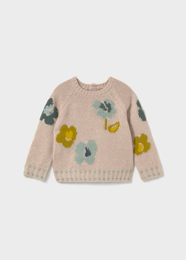 Flower Jaquard Sweater