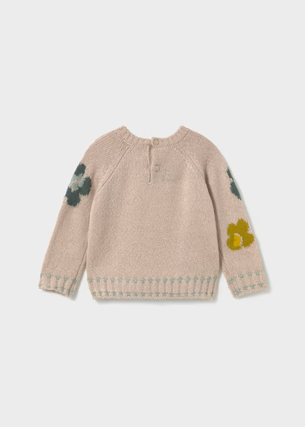Flower Jaquard Sweater