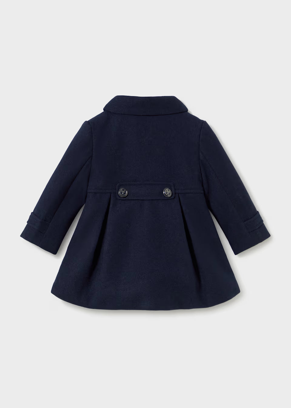 Blue Wool Blend Coat