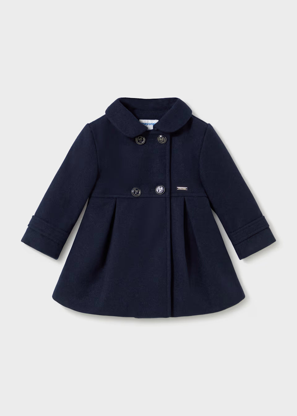 Blue Wool Blend Coat
