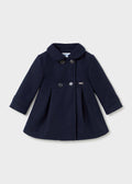 Blue Wool Blend Coat