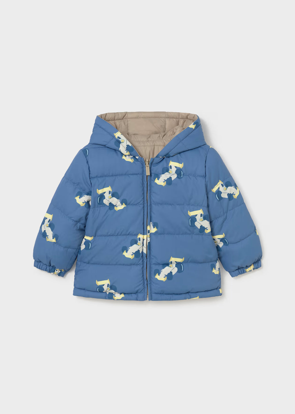 Reversible Printed Puffer Jacket