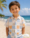 Printed Linen Shirt