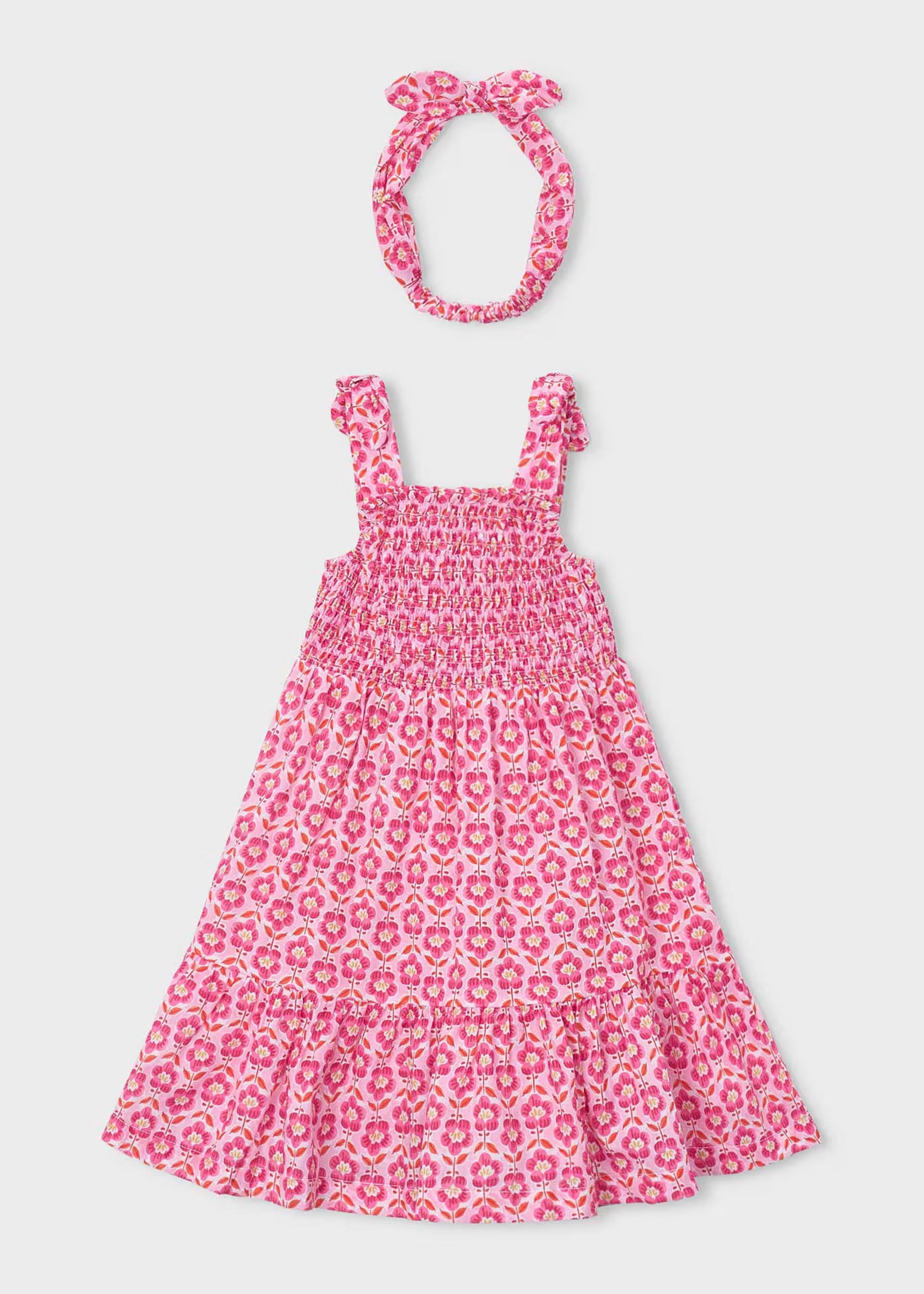 Pink Flower Dress Geranio