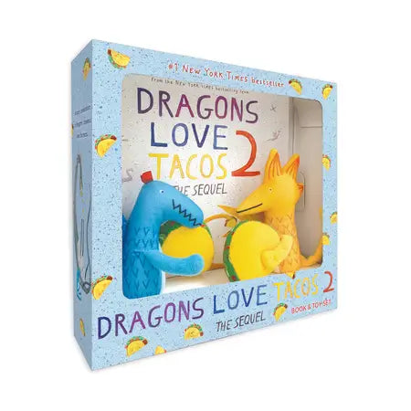 Dragons Love Tacos 2 Book & Toy Set