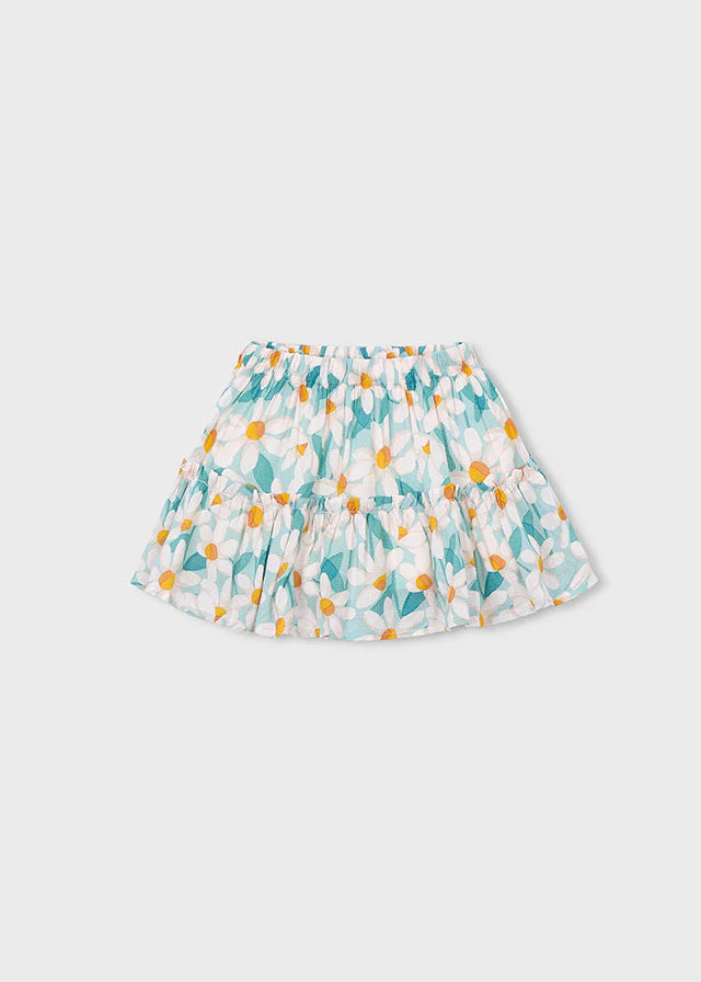 Floral Dobby Skirt