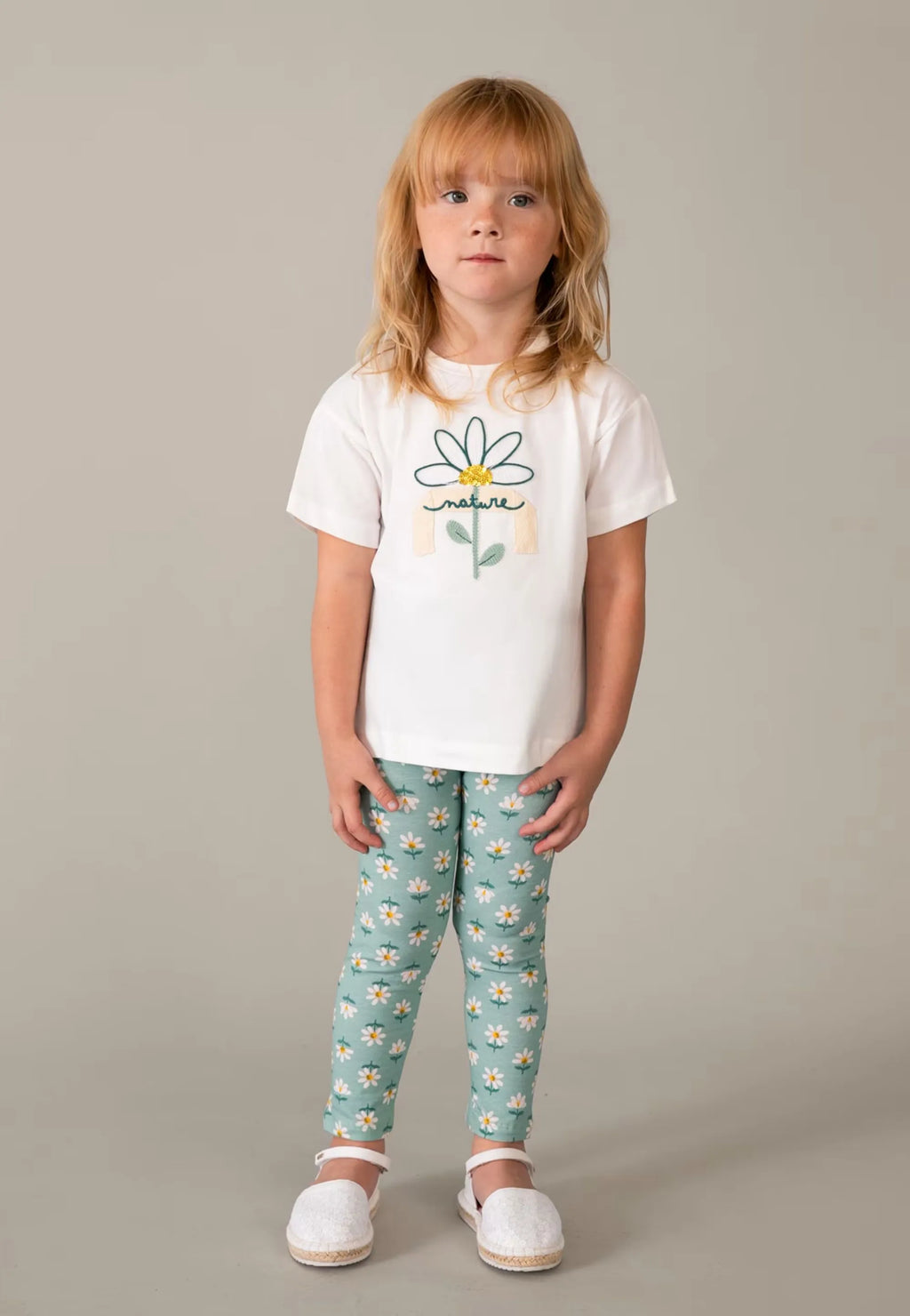 Flower T-shirt & Legging Set