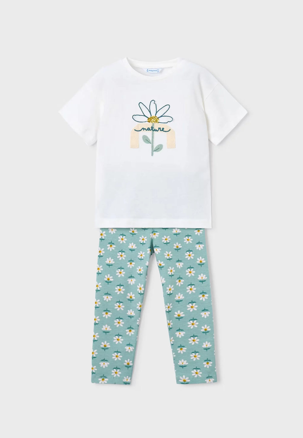 Flower T-shirt & Legging Set