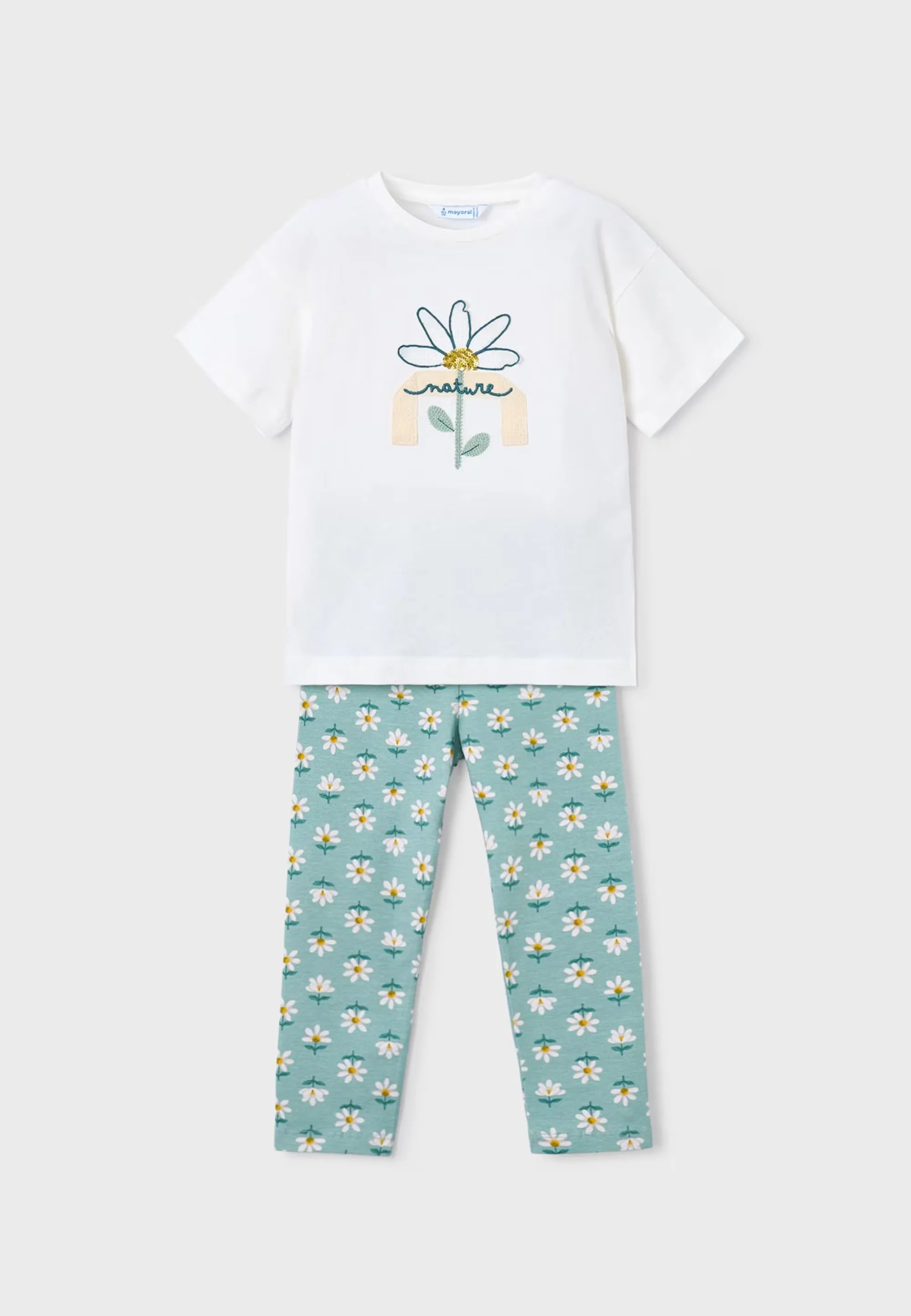 Flower T-shirt & Legging Set