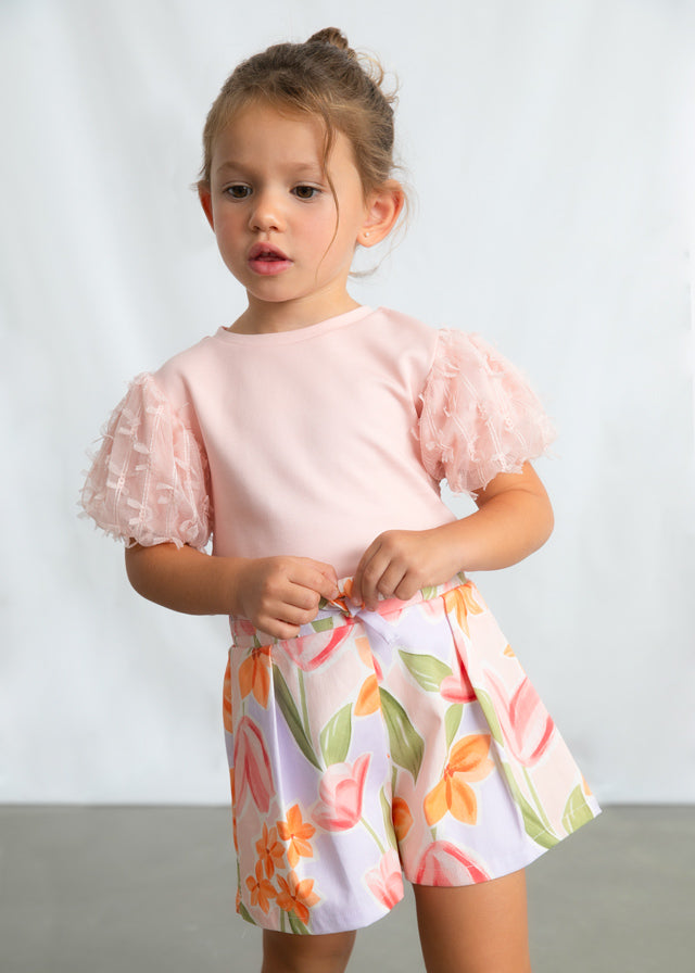 Pink Tulle T-Shirt