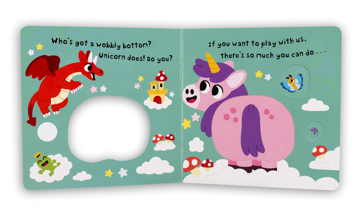 Unicorn Wobbly Bottom Book